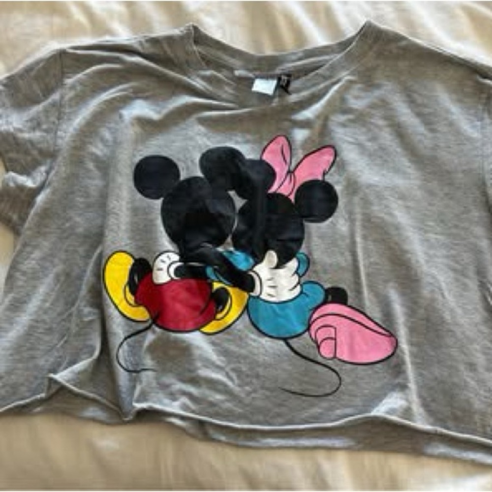 Divided Gray Graphic Tee